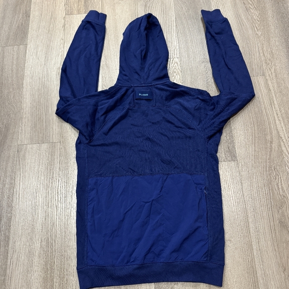 Nike England French Terry Soccer Football Pullover Hoodie Men's Size S Blue - Picture 3 of 5